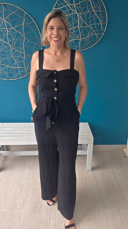 Striped Jumpsuit