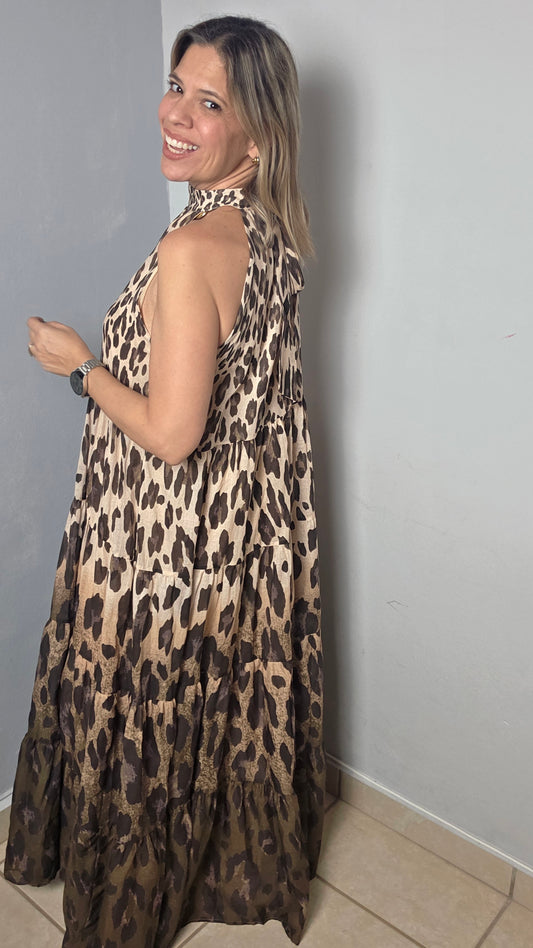 Animal Print Maxi Dress