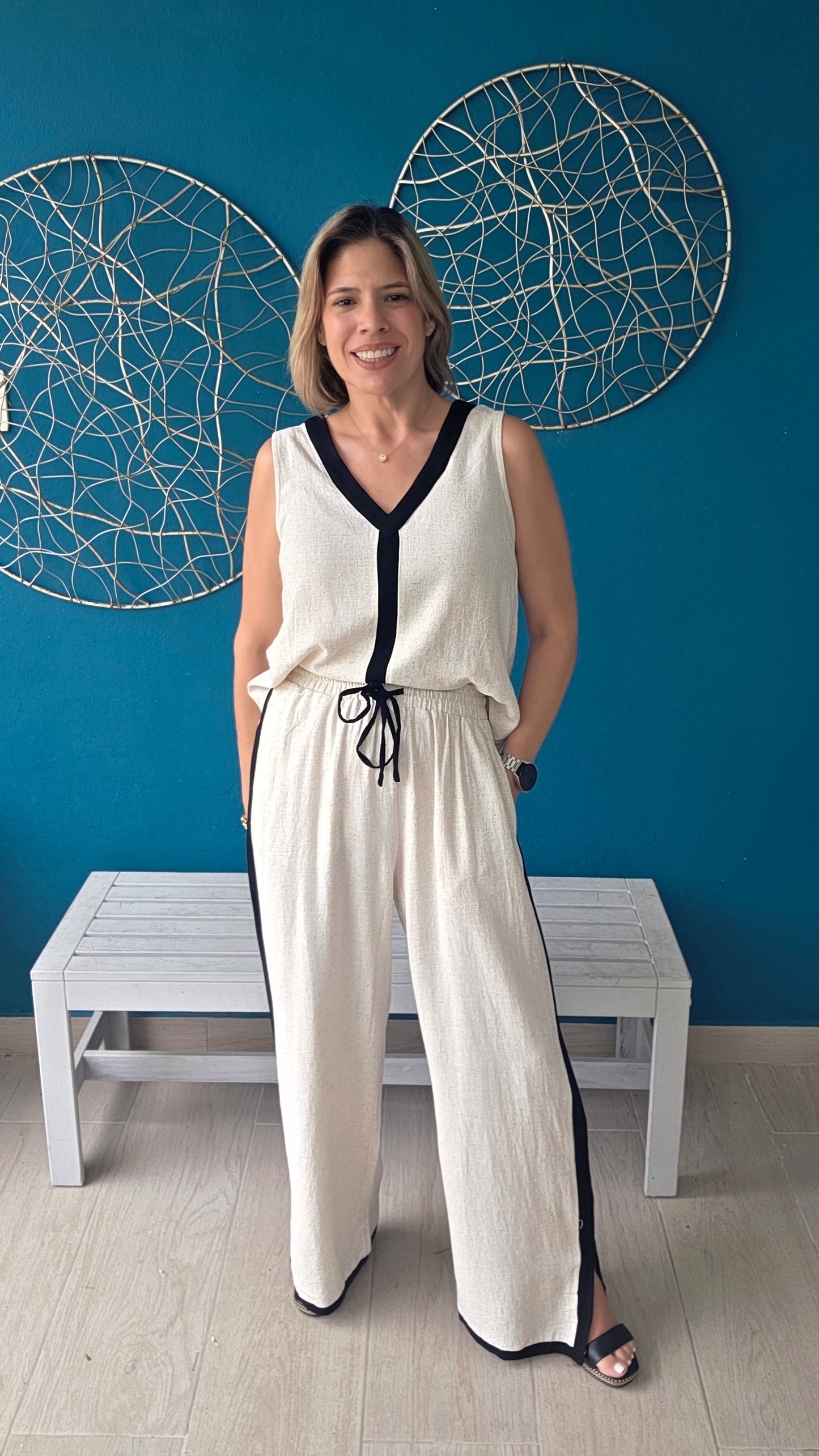 Carla Long Pants Set