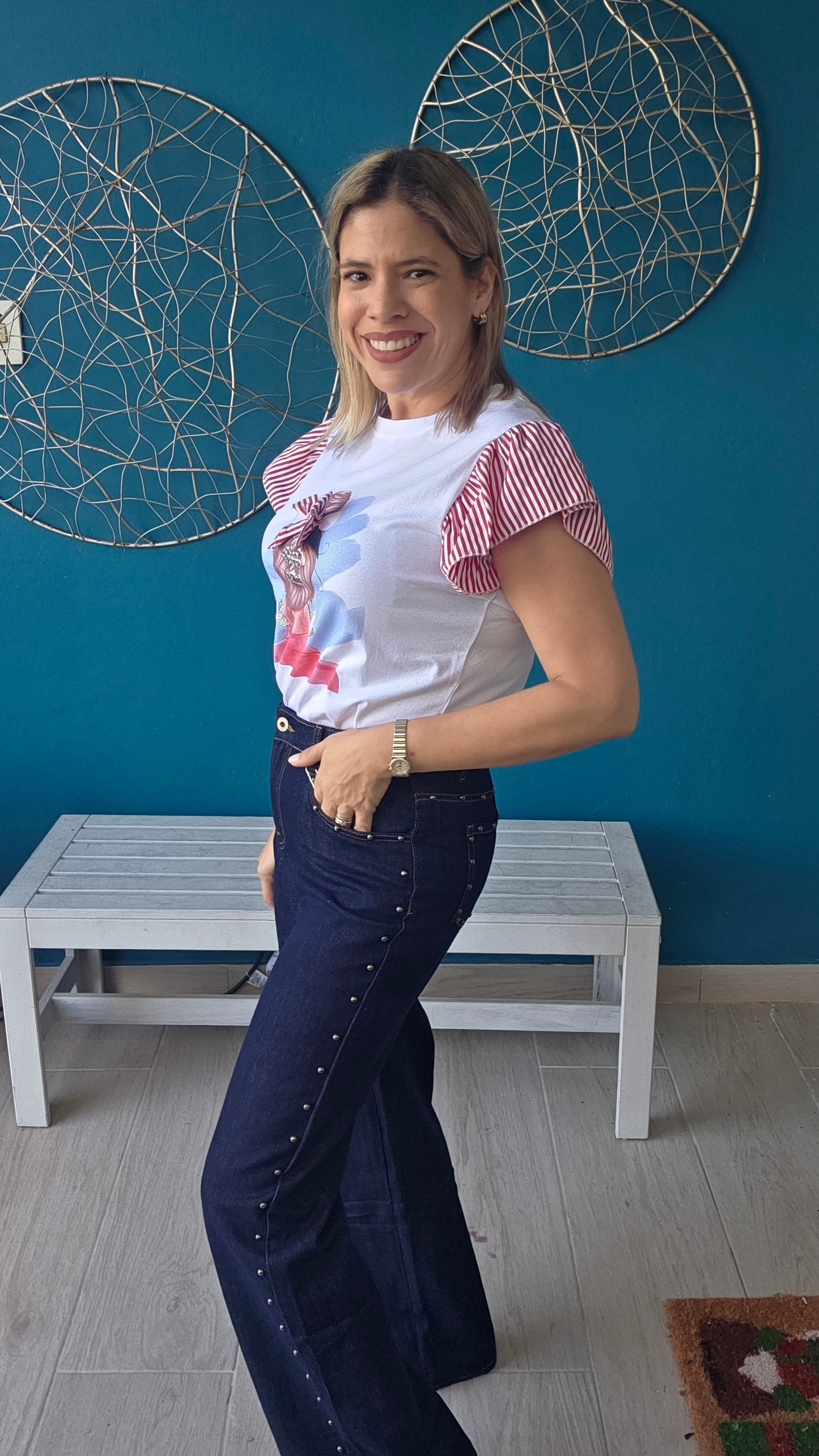 Barcelona Stud Jeans
