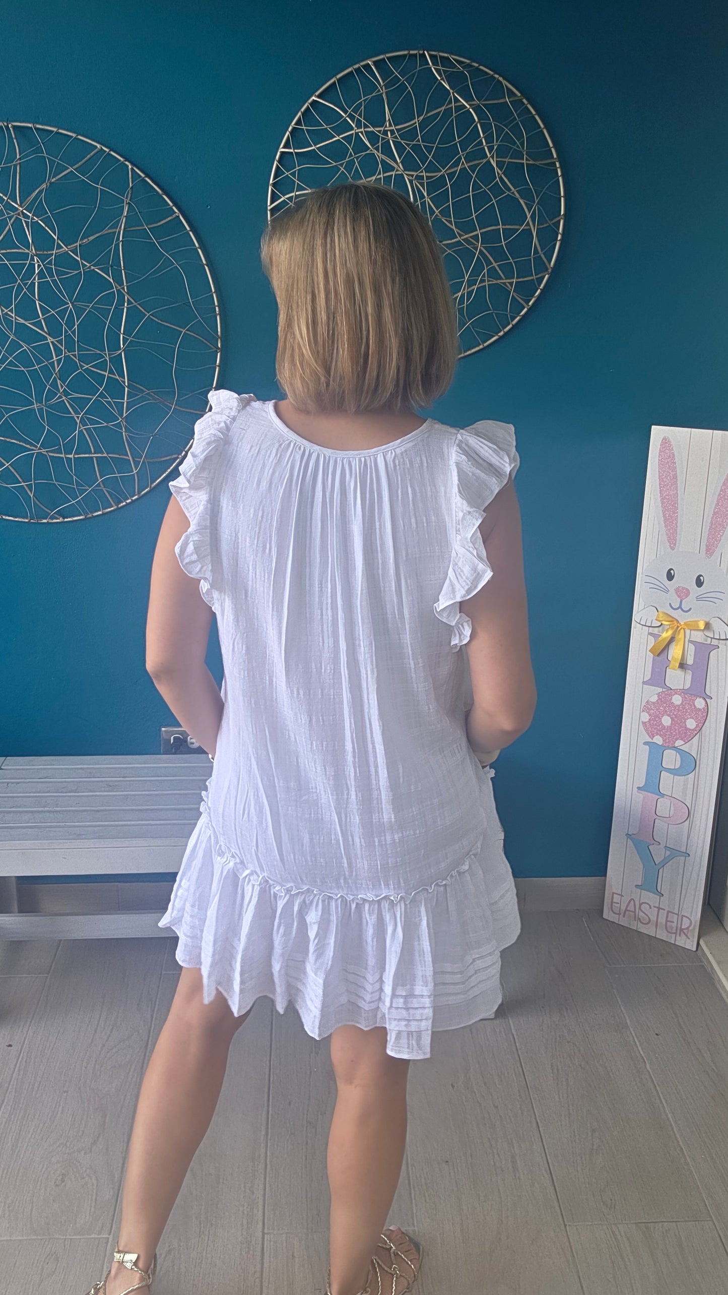 Valeria White Mini Dress