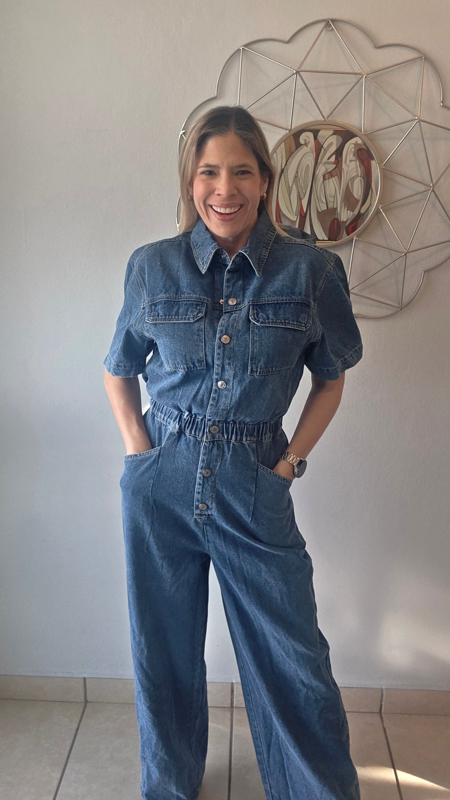 Amelia Denim Jumpsuit