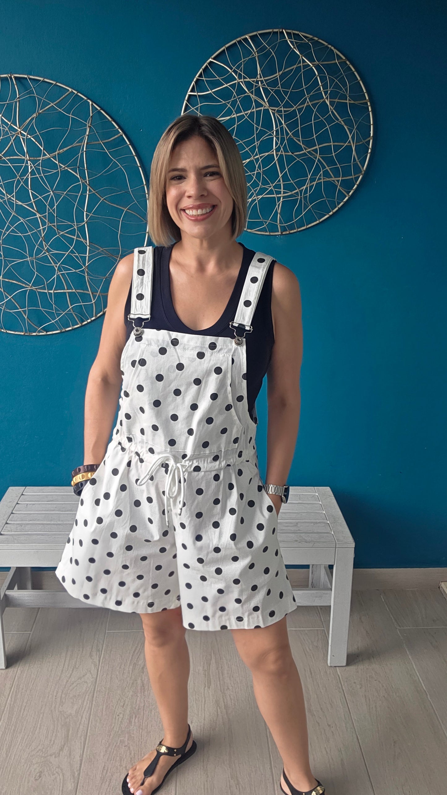 Polka Dot Overall