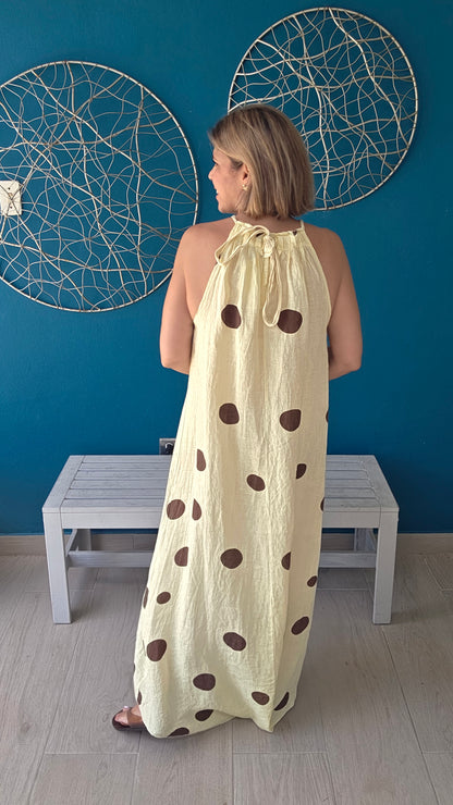 Polka Dots Halter Dress