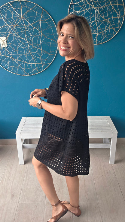 Boho Crochet Cover Up