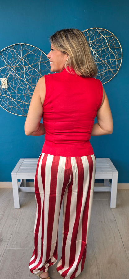 Martina Napoleon Vest Top