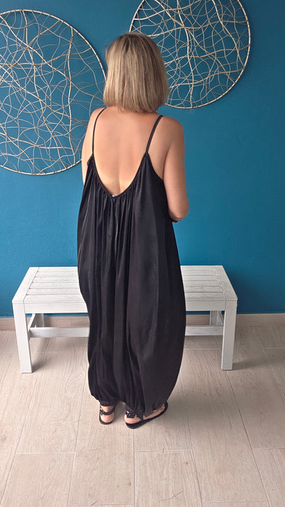 Aladin Style Satin Jumpsuit