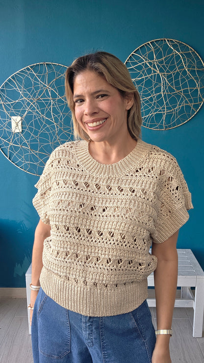 Crochet Sweater Top