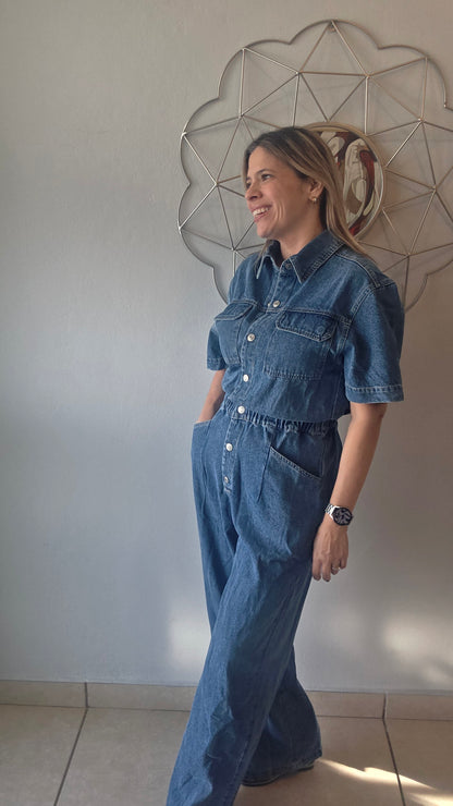 Amelia Denim Jumpsuit