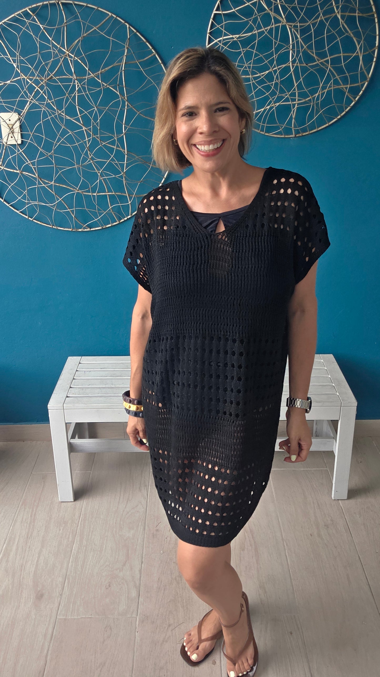 Boho Crochet Cover Up