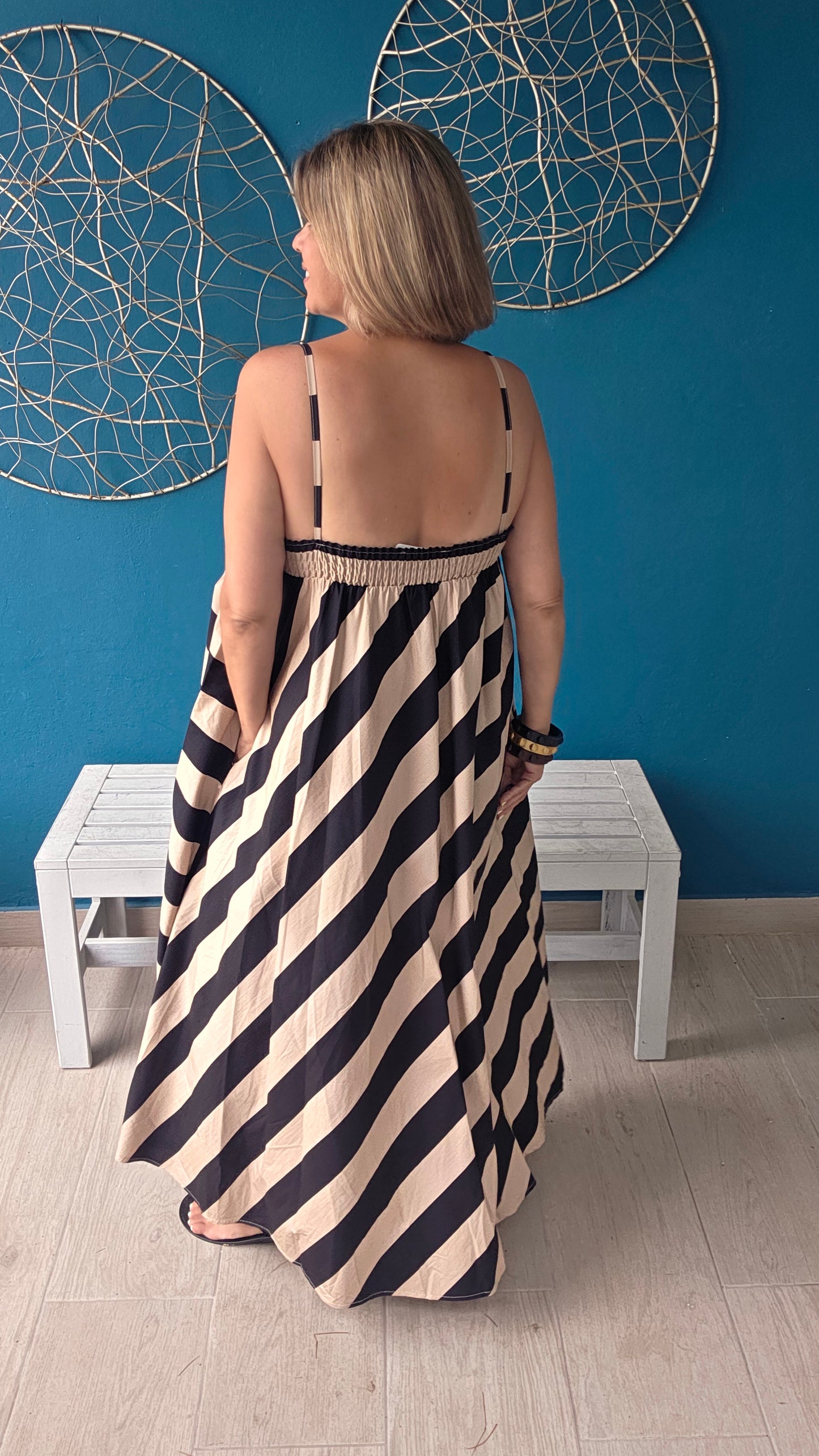 Stripes Cotton Dress
