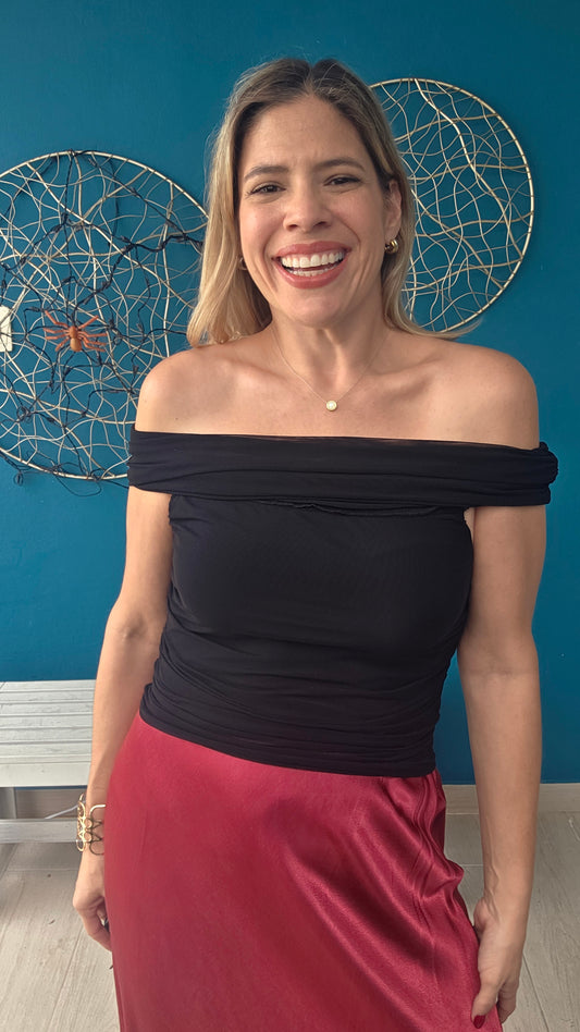 Chary Mesh Top