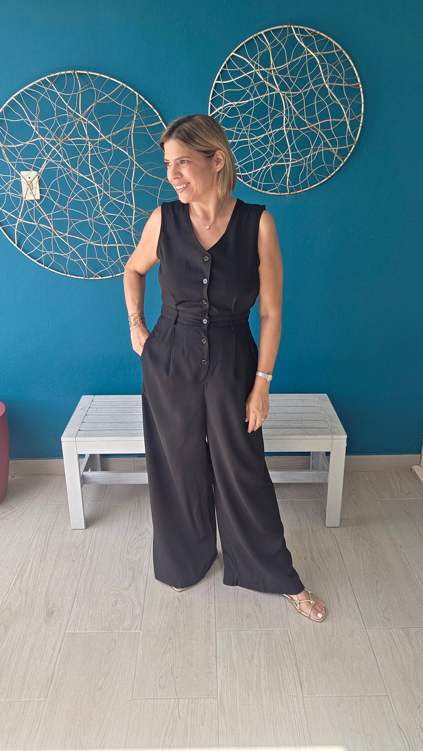 Ann Wide Leg Jumpsuit