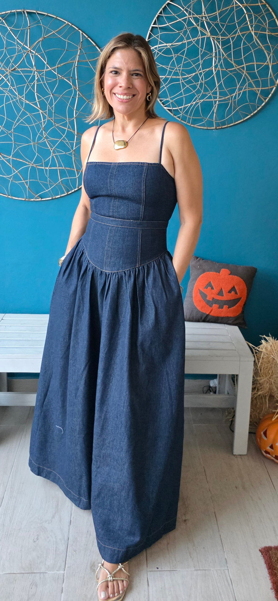 The One You Need Dark Denim Dress