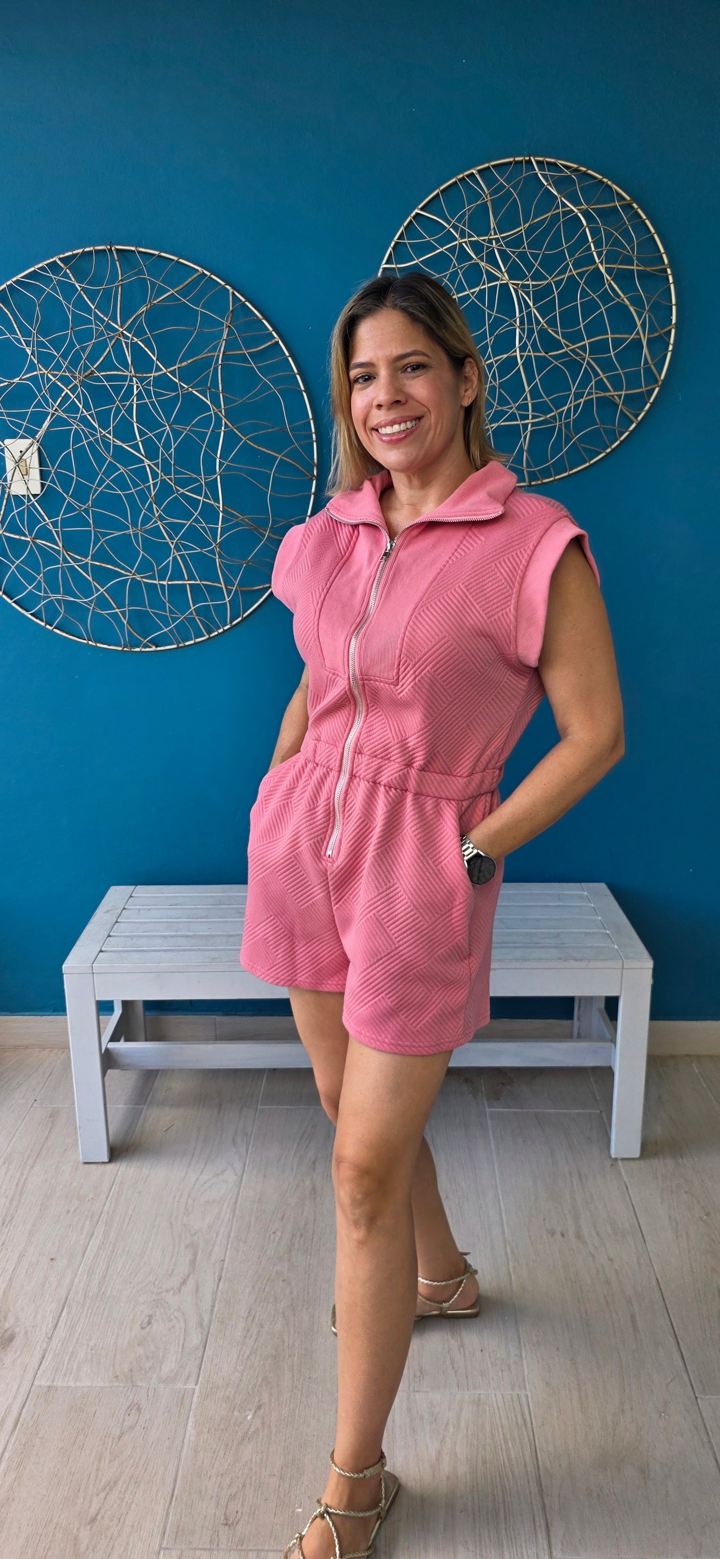 Maria Drop Shoulder Romper