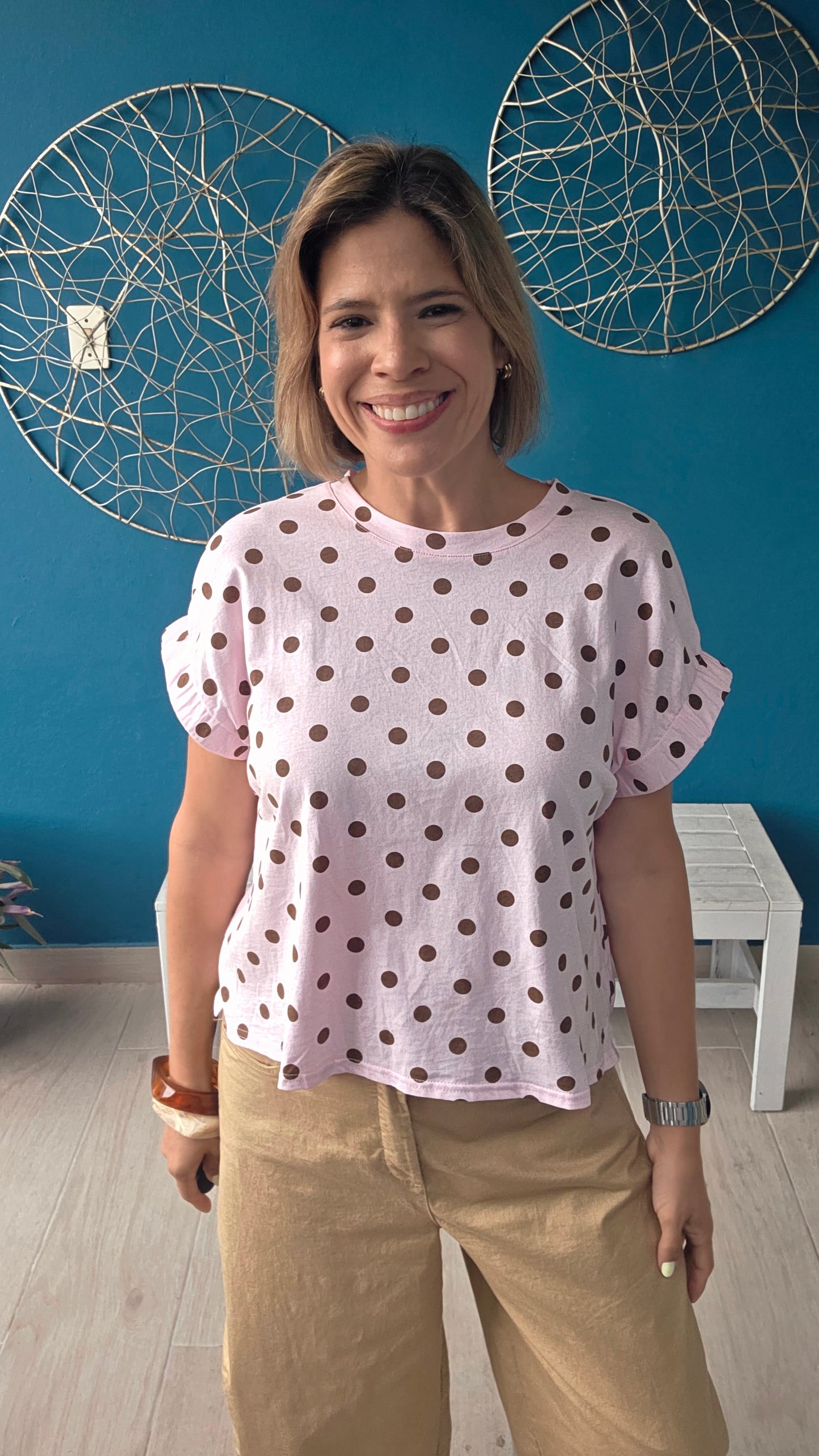 Lina Polka Dots Top