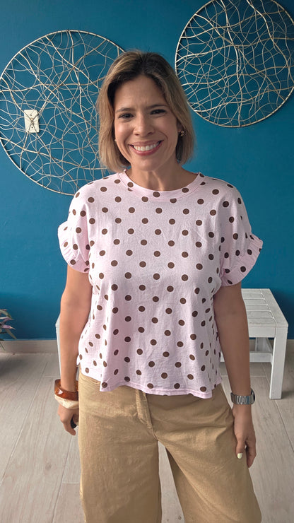 Lina Polka Dots Top