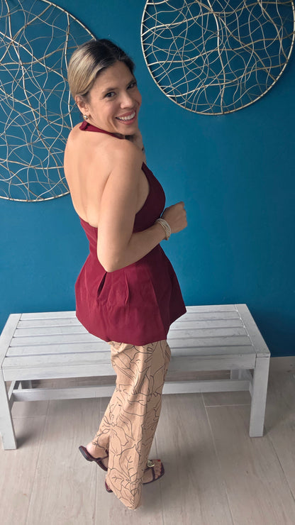 Shary Halter Vest Top