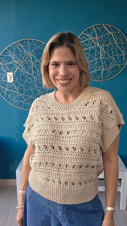 Crochet Sweater Top