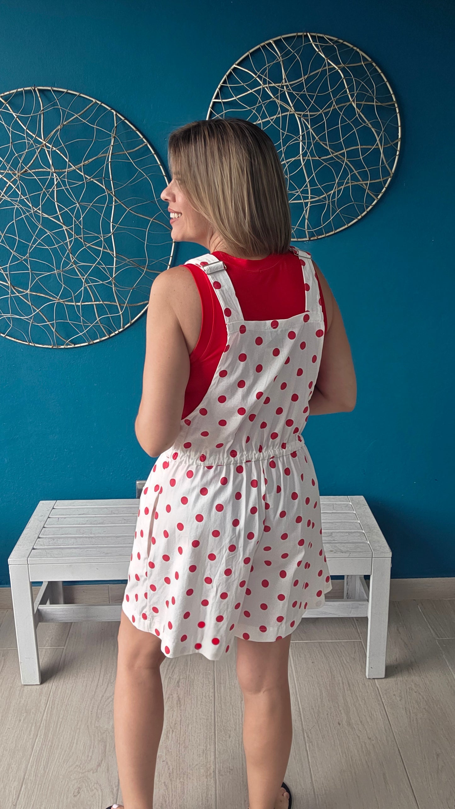 Polka Dot Overall