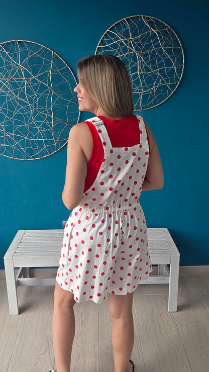 Polka Dot Overall