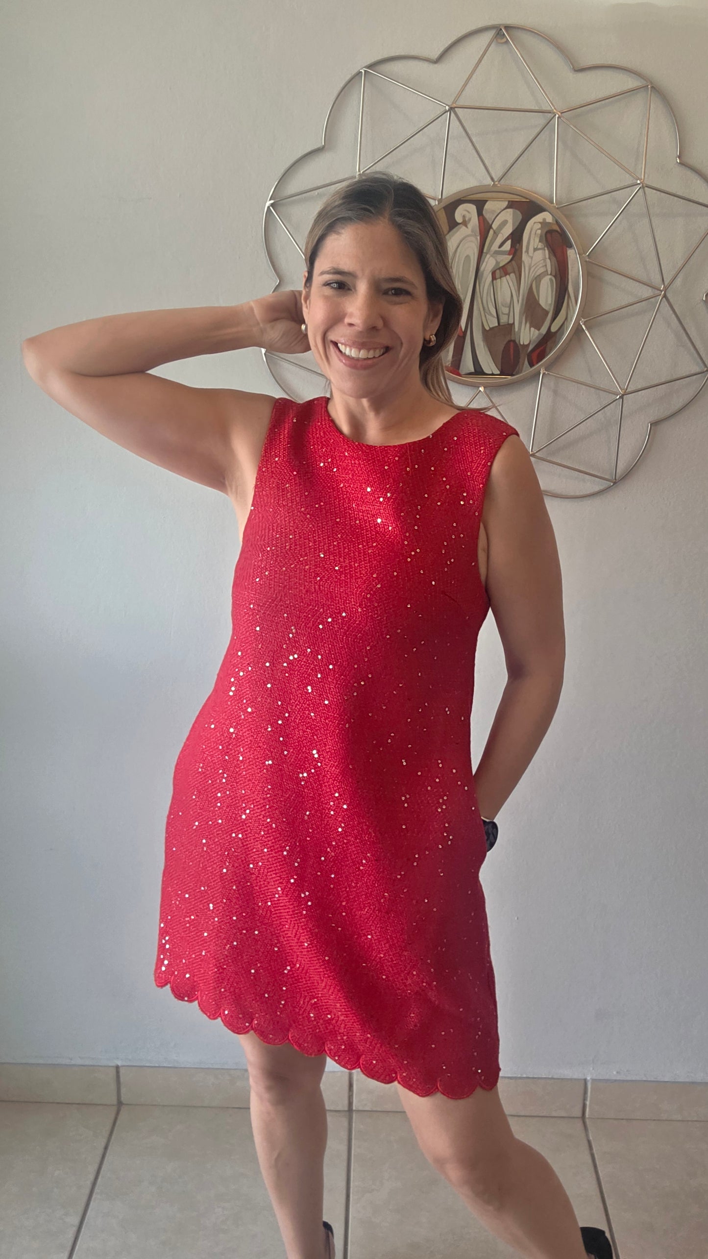 Sequin Sleeveless Dress