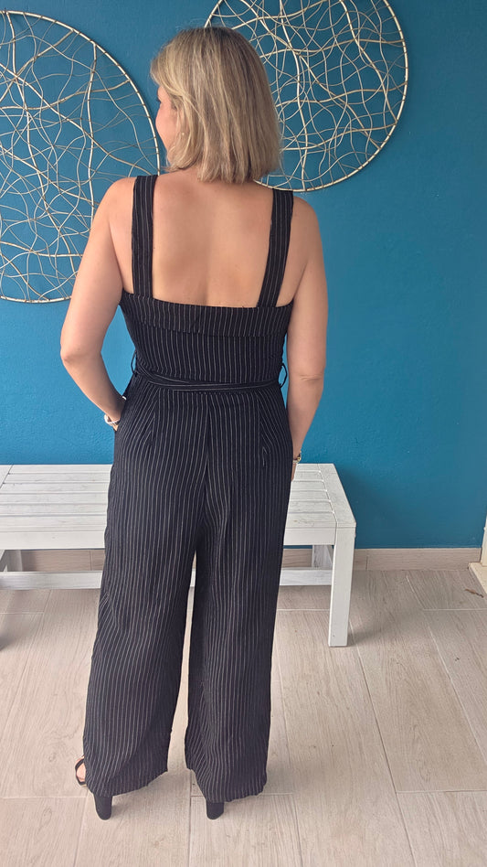 Striped Jumpsuit