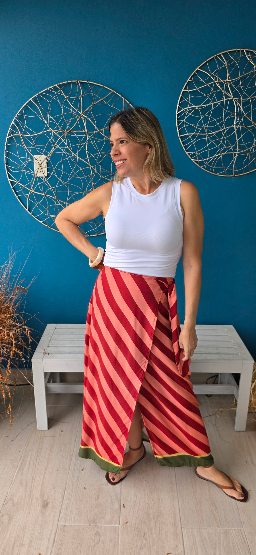 Lily Long Wrap Skirt