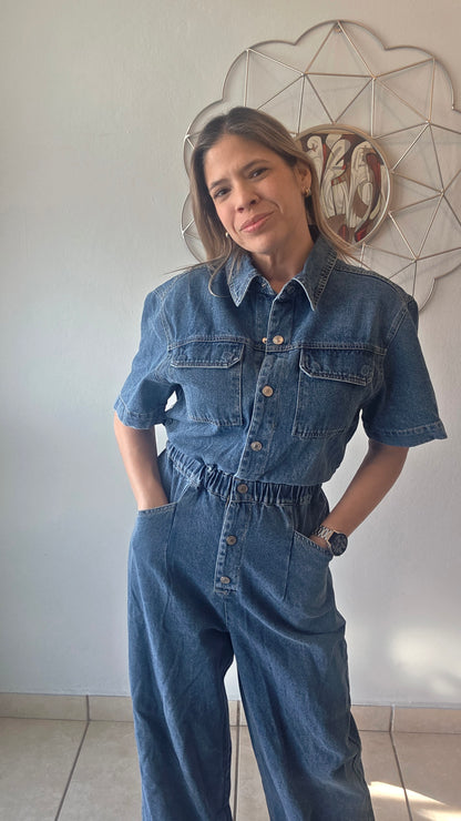 Amelia Denim Jumpsuit
