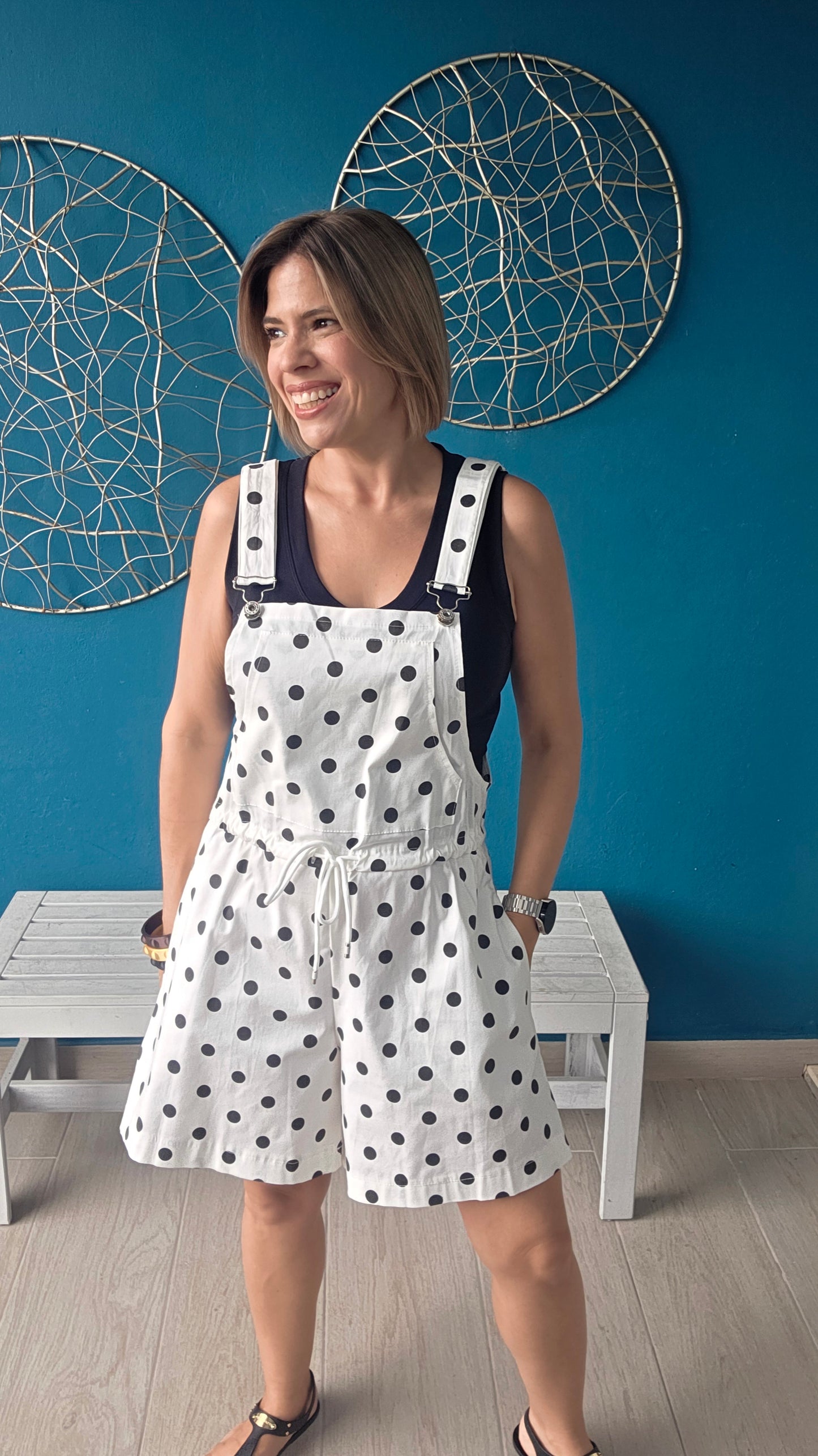 Polka Dot Overall