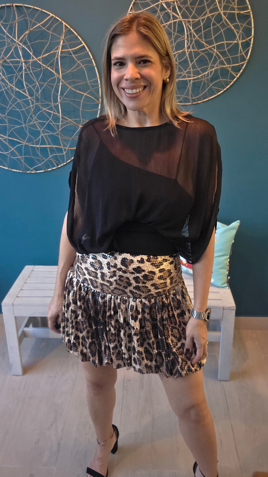 Lola Sequin Skirt