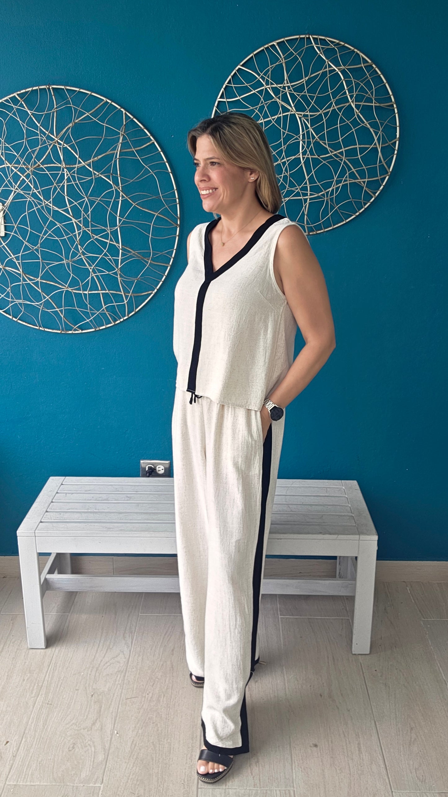Carla Long Pants Set