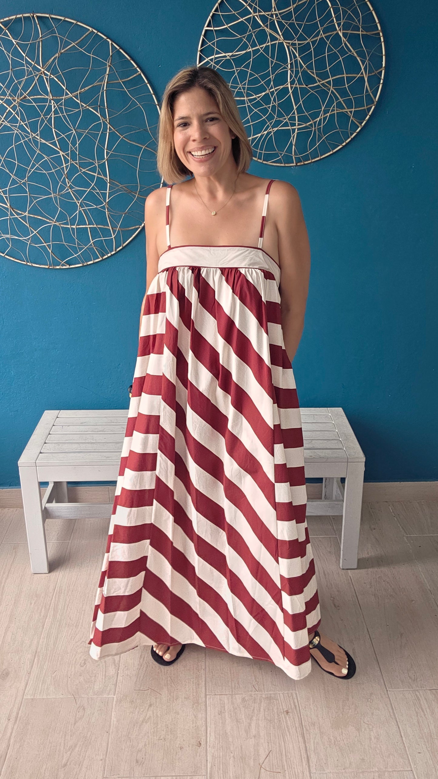 Stripes Cotton Dress