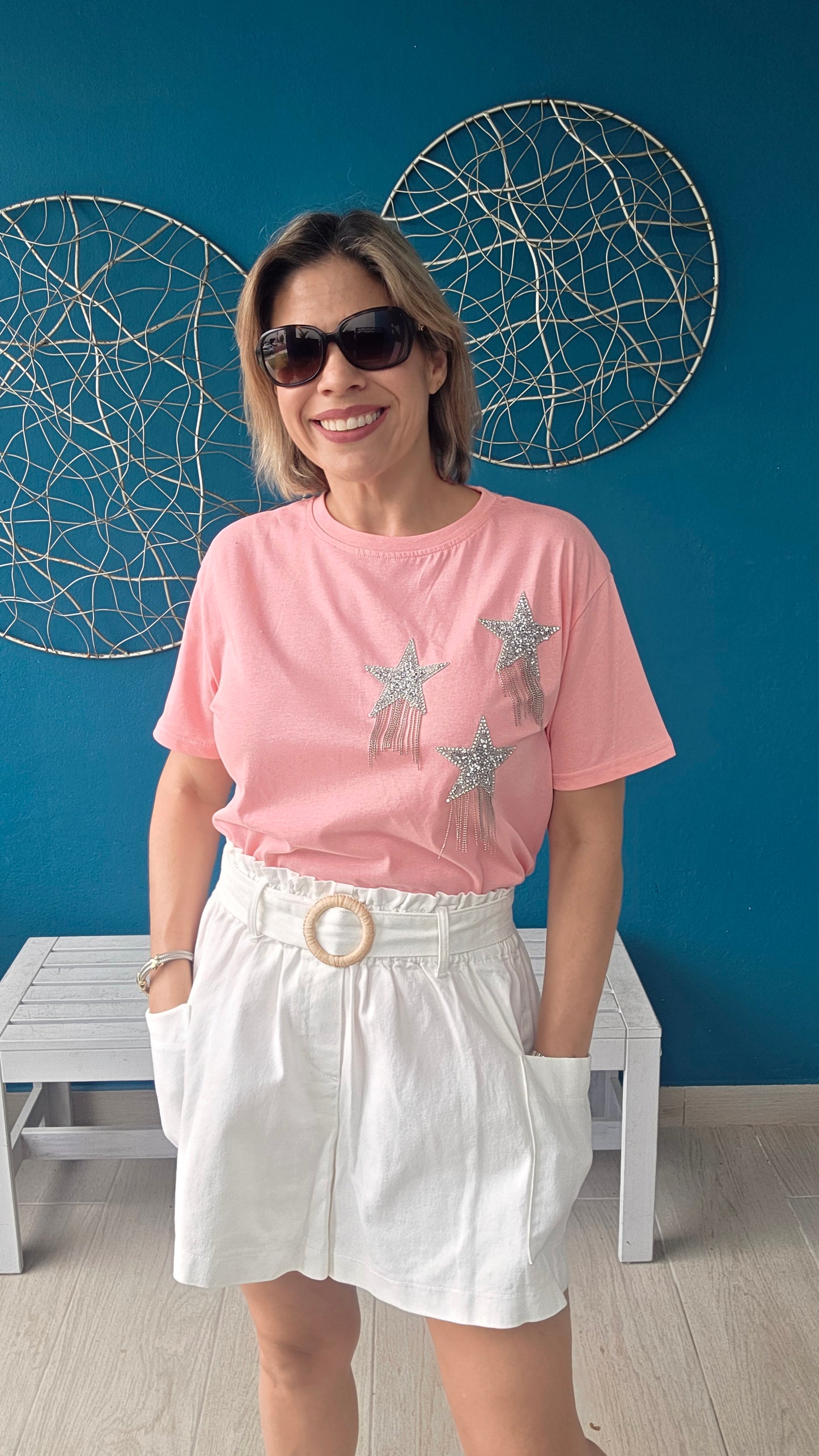 Stars Knit Top