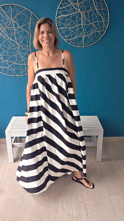 Stripes Cotton Dress