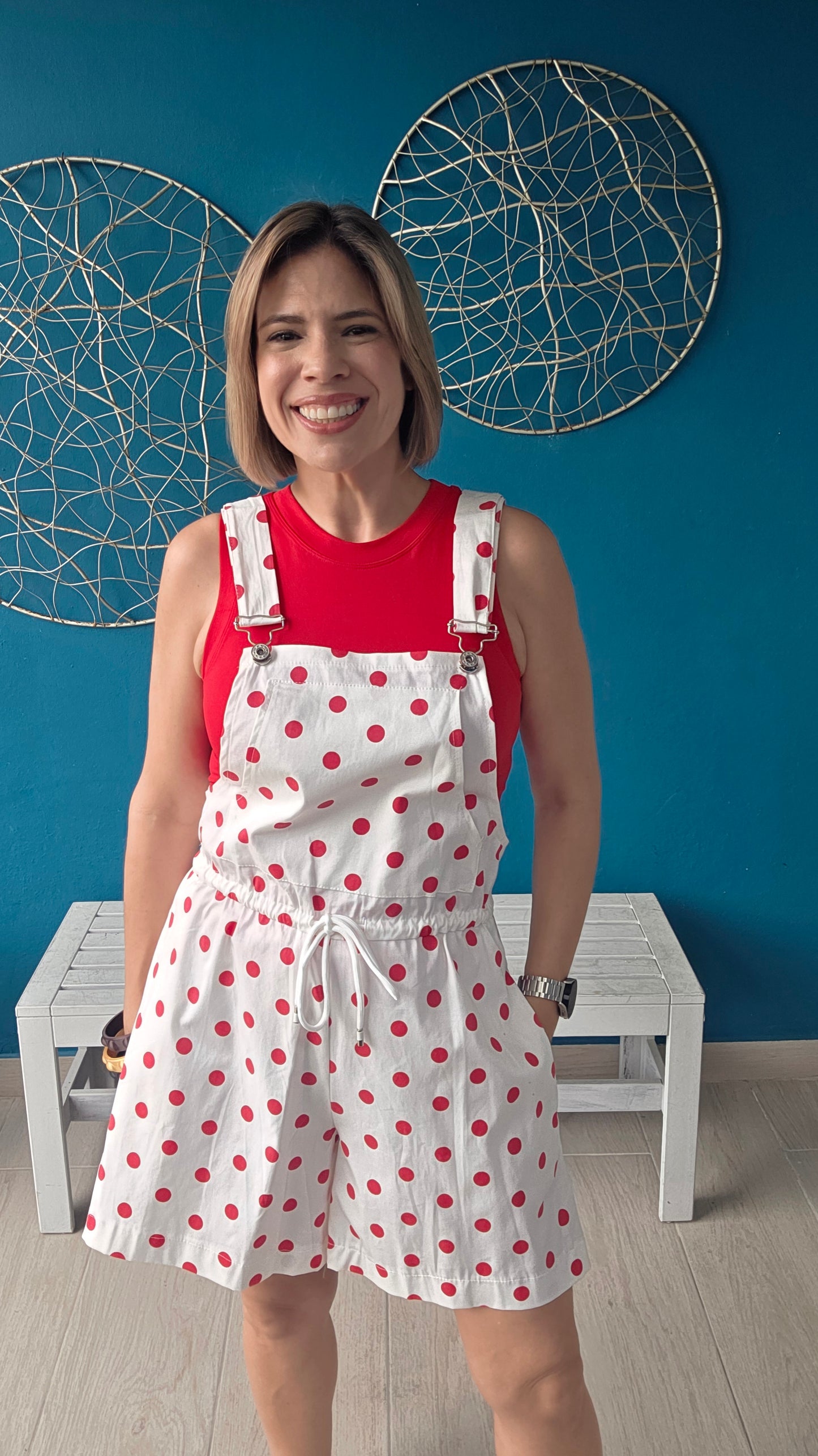 Polka Dot Overall