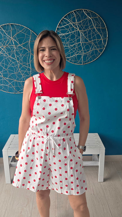 Polka Dot Overall