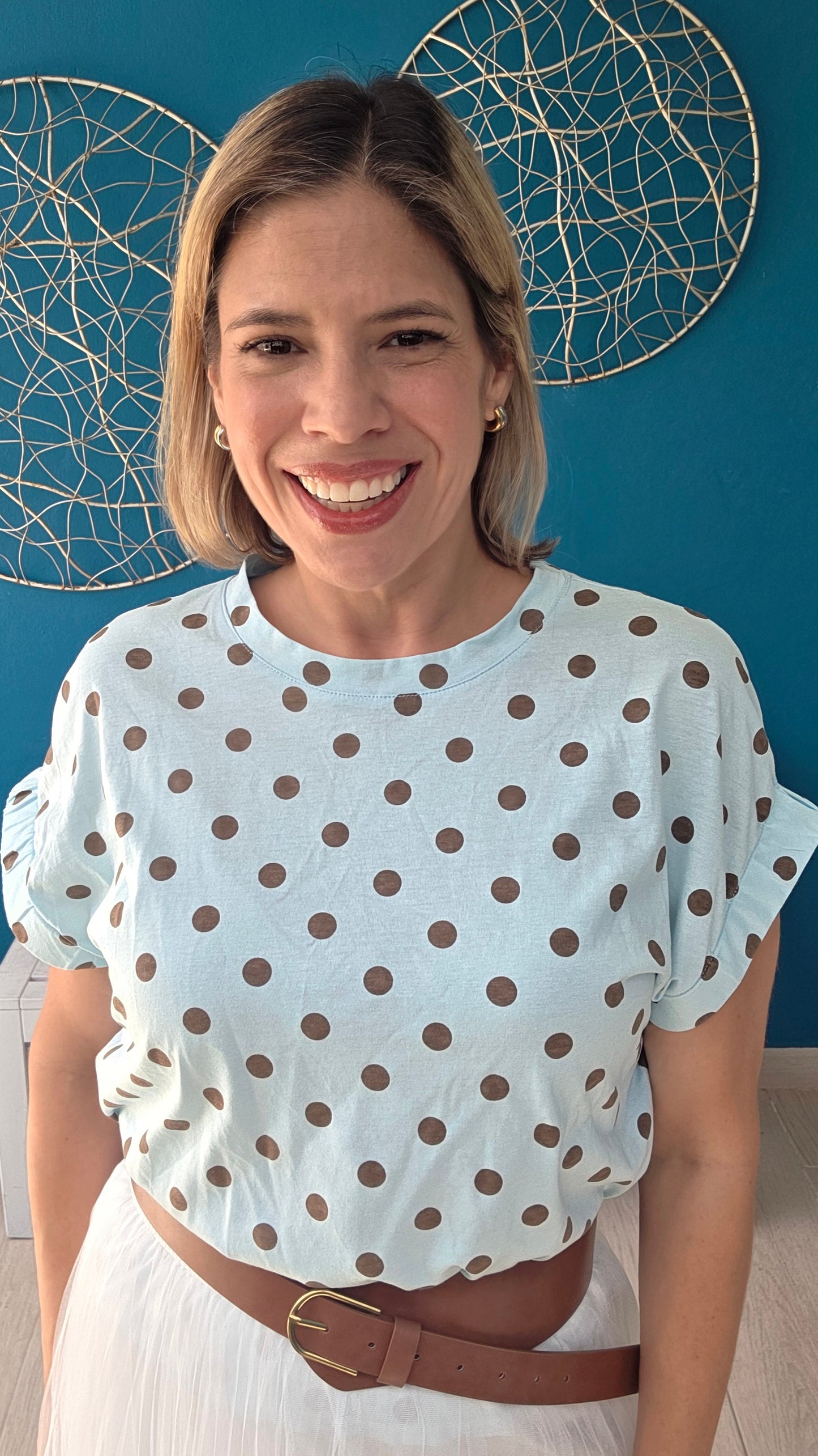 Lina Polka Dots Top