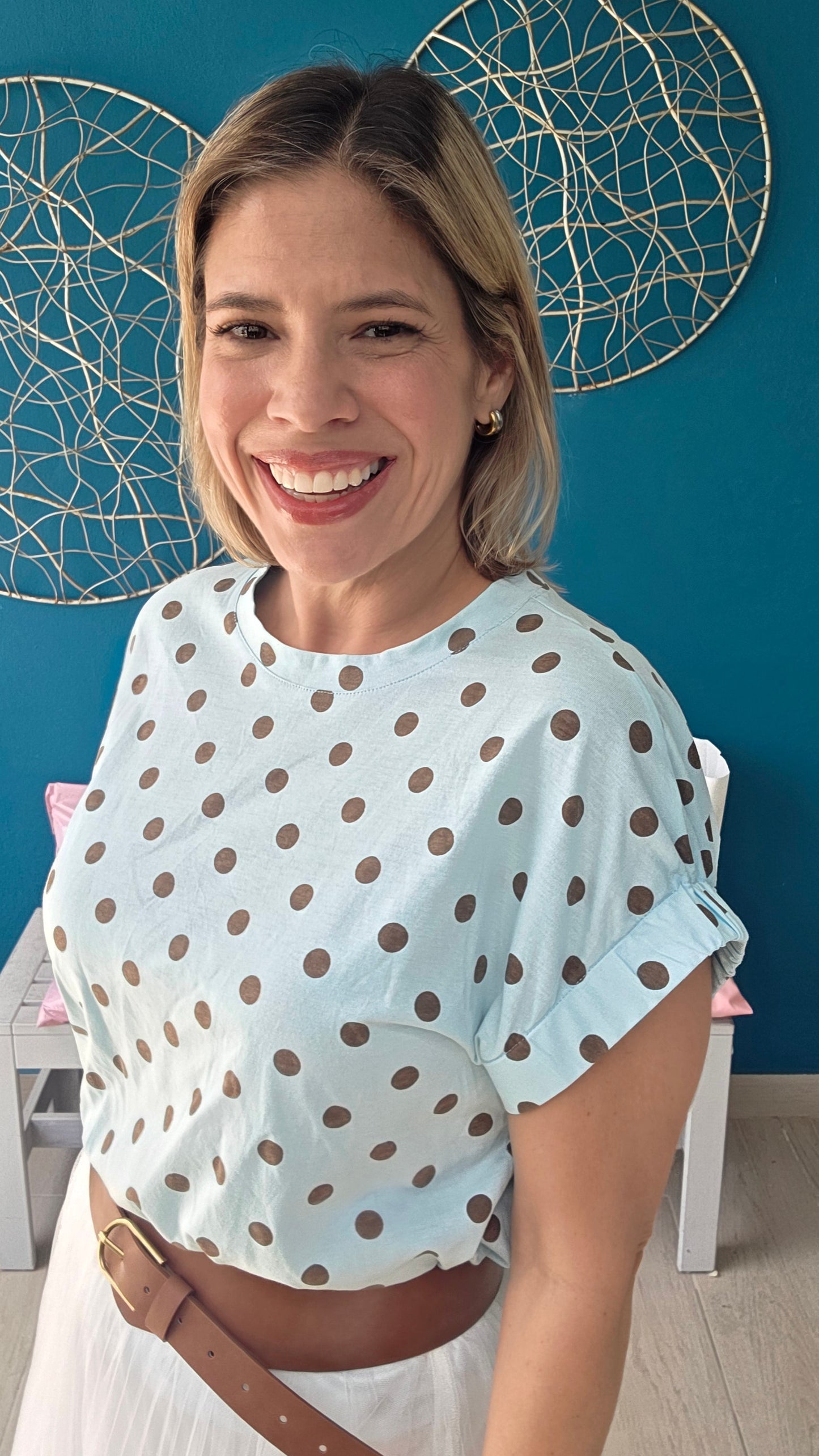 Lina Polka Dots Top