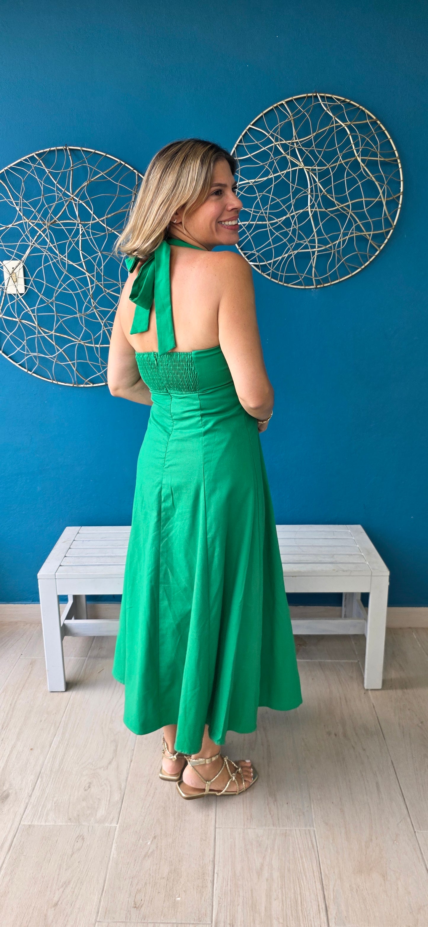 Emma Green Midi Dress
