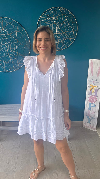 Valeria White Mini Dress