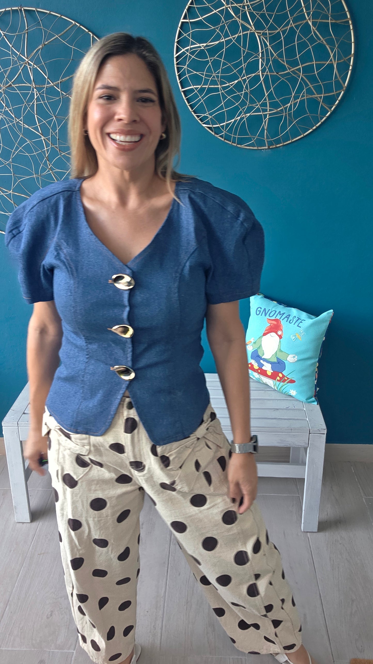 Debbie Denim Top