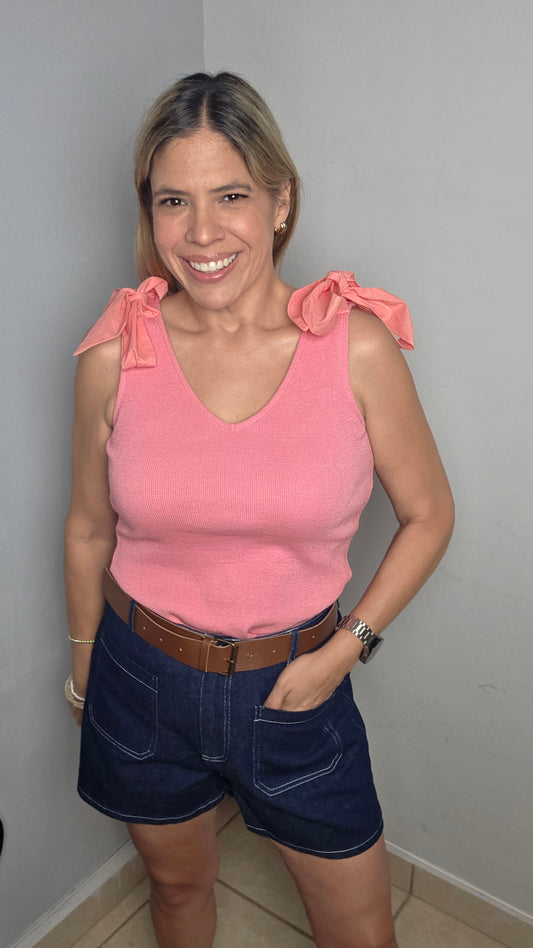 Rose Knit Top