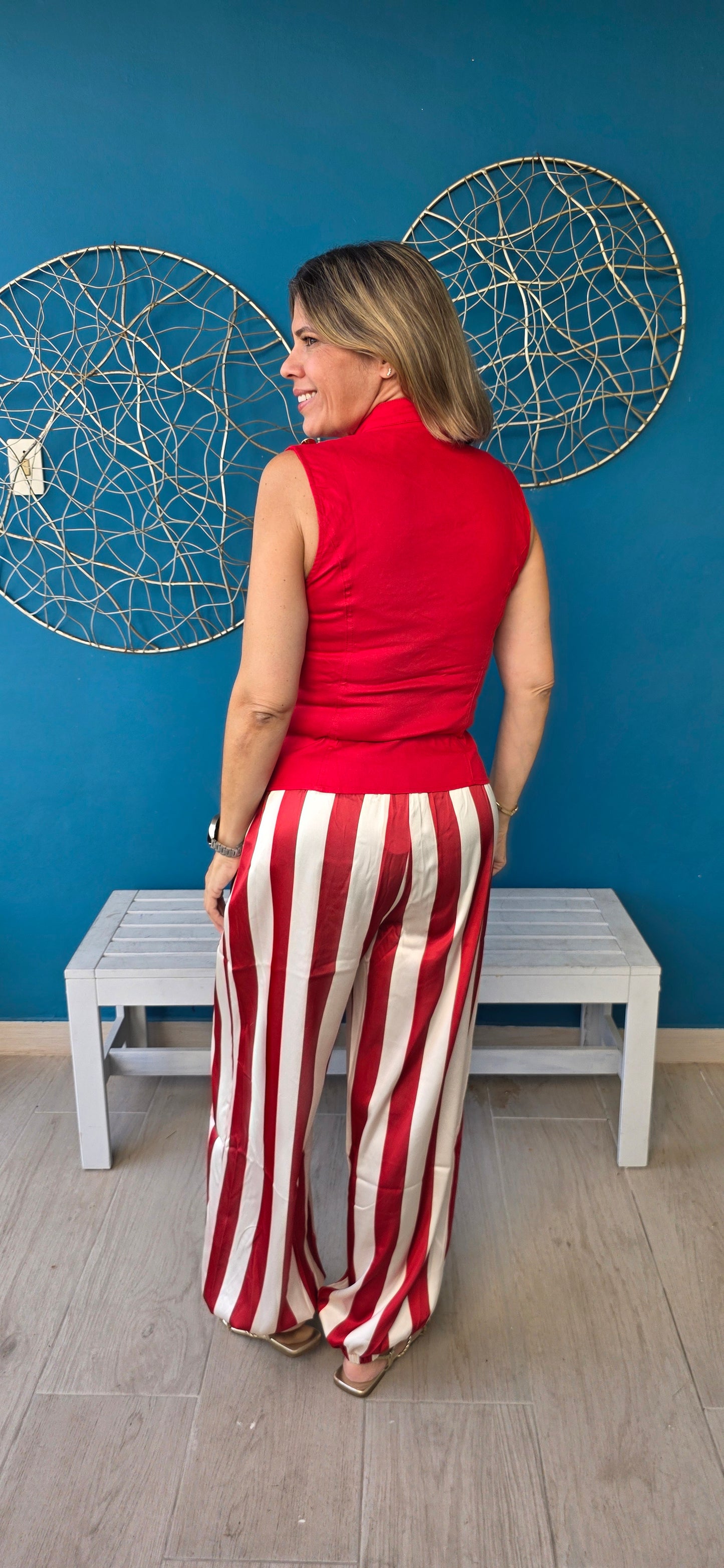 Vera Stripe Ballon Pants