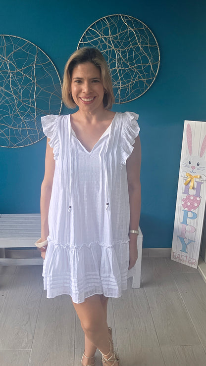 Valeria White Mini Dress