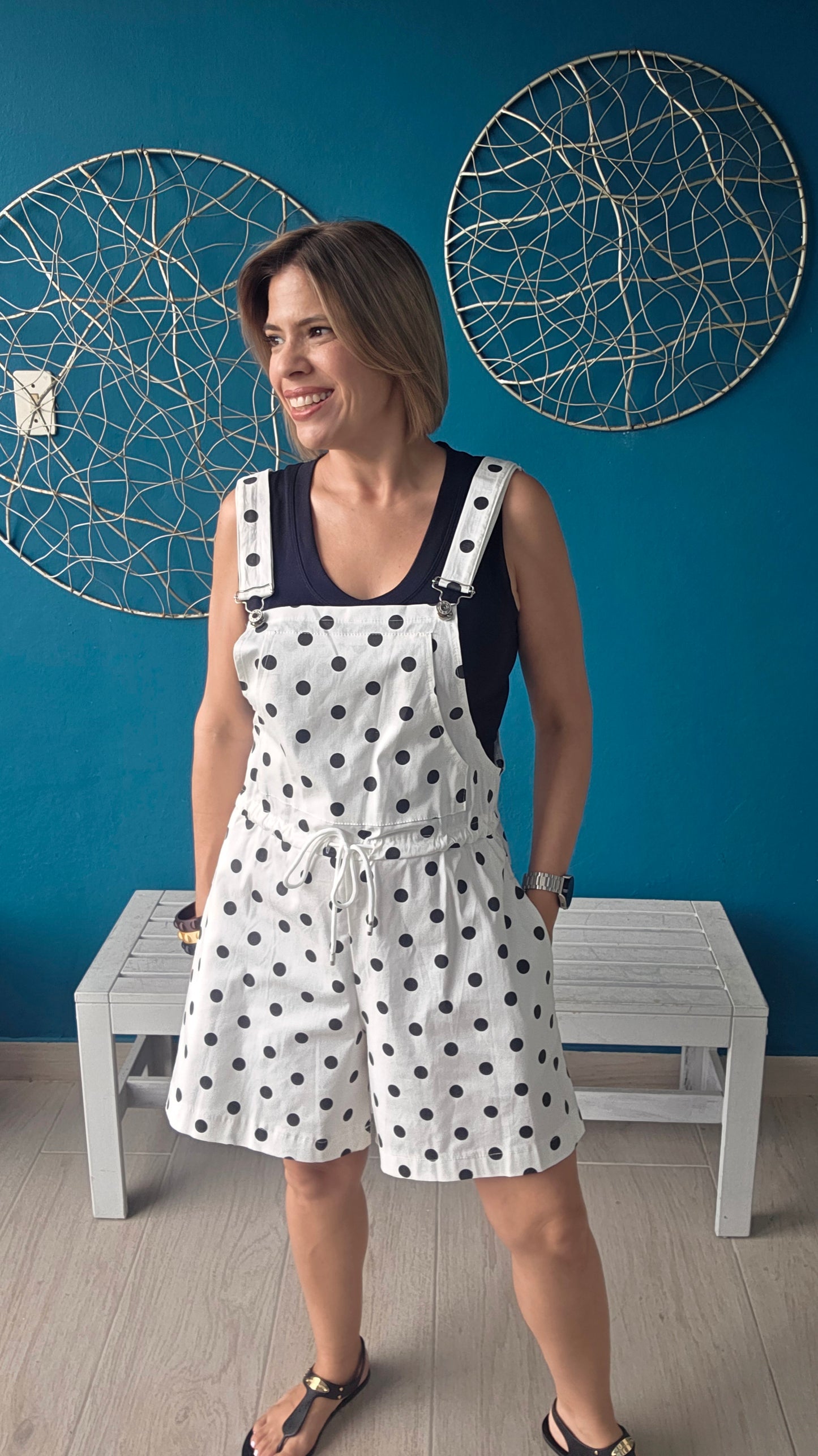 Polka Dot Overall