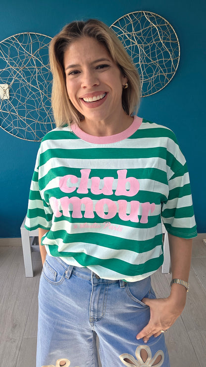 Club Amour Tshirt - Green